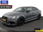 Audi A3 Limousine 30 TFSI S-LINE Leder Automaat Airco Cruise, Auto's, Gebruikt, Euro 6, Lichtsensor, 116 pk