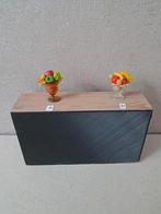 Glazen fruitschalen 1:12, Ophalen of Verzenden, Nieuw, Poppenhuis
