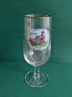 vintage bierglas Vuurtoren Vlieland, Waddeneiland, Wadenzee, Verzamelen, Glas en Borrelglaasjes, Ophalen of Verzenden, Zo goed als nieuw
