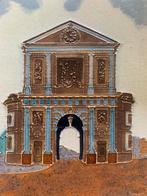 Cloisonne tegel Delftsche poort Rotterdam, Ophalen of Verzenden