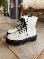 Dr. Martens Jadon witte laarsjes met platformzolen, Kleding | Dames, Lage of Enkellaarzen, Ophalen of Verzenden, Wit, Zo goed als nieuw