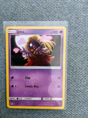 Jynx Pokemon hidden fates beschikbaar voor biedingen