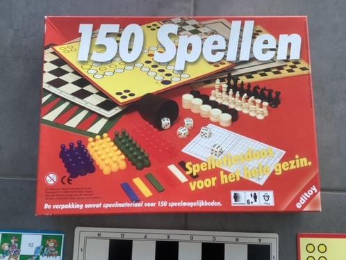 150 Spellen / spelletjes voor het hele gezin (editoy), Hobby en Vrije tijd, Gezelschapsspellen | Overige, Zo goed als nieuw, Drie of vier spelers