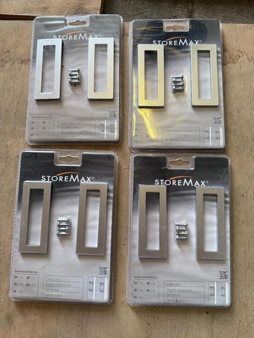 2x StoreMax handgreep recht 2st, Doe-het-zelf en Verbouw, Hang- en Sluitwerk, Nieuw, Overige typen, Overige materialen, Ophalen of Verzenden