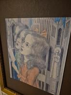Jan Toorop drie Meisjes zingend1927, Antiek en Kunst, Kunst | Litho's en Zeefdrukken, Ophalen of Verzenden