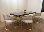 Luxe marmer eettafel met stoelen ( nog niet gebruikt ), Huis en Inrichting, Stoelen, Ophalen of Verzenden, Nieuw, Overige kleuren
