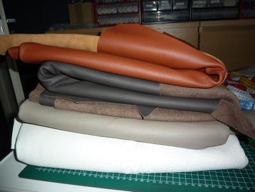 Atelier OPRUIMING grote resten soepel echt leer rundleer beschikbaar voor biedingen