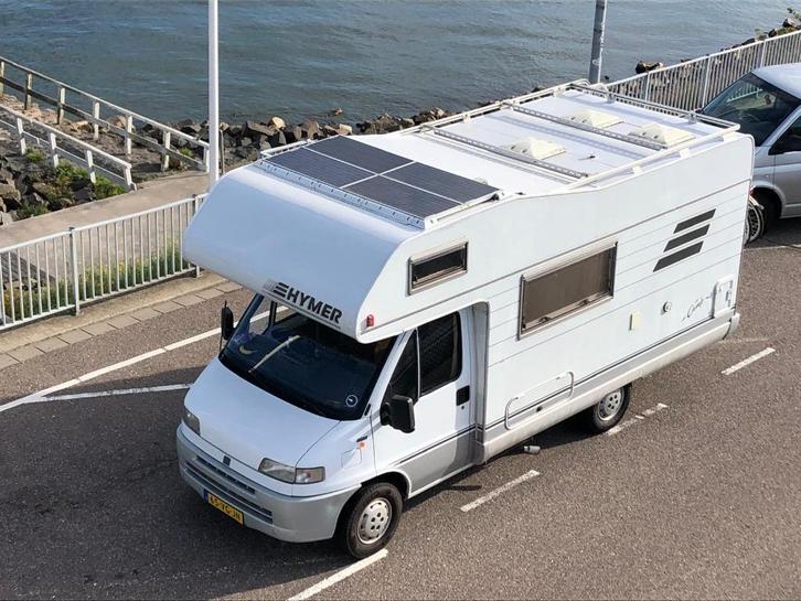 Fiat Ducato Hymer camper, Caravans en Kamperen, Campers, Particulier, tot en met 6, Alkoof, Hymer, Fiat, Diesel, Handgeschakeld