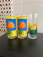 Vintage glazen retro glas glaasje limonade, Verzamelen, Glas en Borrelglaasjes, Ophalen of Verzenden, Zo goed als nieuw