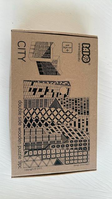Mooie houten Bajo puzzel City nieuw! beschikbaar voor biedingen