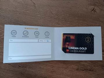 Cadeaubon Golden Cinema €50 voor €40 beschikbaar voor biedingen