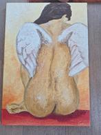 Schilderij nakt engel 55x38, Ophalen