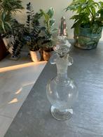2 Glazen Karaffen met Stop, Antiek en Kunst, Antiek | Glas en Kristal, Ophalen