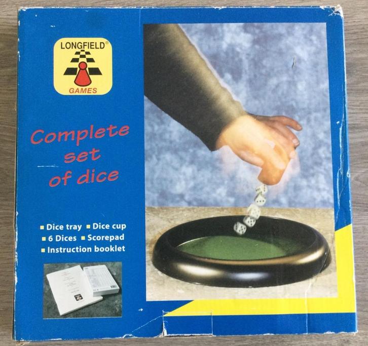 Dobbelspel met spelbord, Hobby en Vrije tijd, Gezelschapsspellen | Bordspellen, Gebruikt, Een of twee spelers, Drie of vier spelers