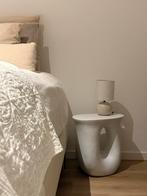 2x Bijzettafel Xenos Japandi Wit, Ophalen, Zo goed als nieuw, Overige materialen, Minder dan 50 cm