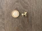 GOUDEN KINDERBEDEL BEDEL BEDELTJE PAARD PAARDJE 14 KRT 585, Ophalen of Verzenden, Nieuw