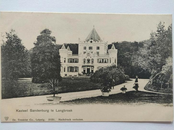 J1122 Langbroek, Verzamelen, Ansichtkaarten | Nederland, Noord-Holland, 1920 tot 1940, Ophalen of Verzenden