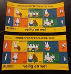 2 velletjes kinderpostzegels 2005 Nijntje, Ophalen, Postfris