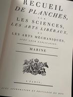 L’ encyclopédie Diderot & d’Alembert / Marine / Scheepvaart, Antiek en Kunst, Ophalen of Verzenden