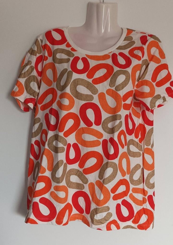 hema shirt maat L, Maat 42/44 (L), Oranje, Ophalen of Verzenden, Korte mouw