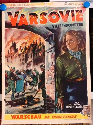 Filmposter Varsovie ville indomptée / Warschau de ongetemde beschikbaar voor biedingen