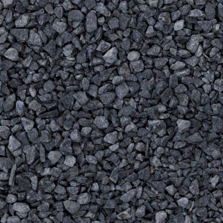 Basalt split 2-8 mm. zak á 20 kg. OP=OP, Tuin en Terras, Grind, Keien en Split, Nieuw, Split, Antraciet, Basalt, Ophalen