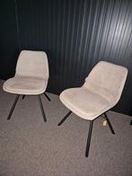 2 zgan Zuiver stoelen, zand kleur, Huis en Inrichting, Stoelen, Ophalen, Twee, Overige kleuren, Zo goed als nieuw