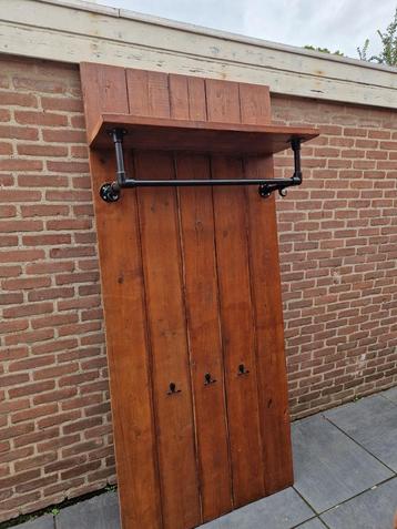 Steigerhouten Kapstok met Metalen Buizen - Gratis Ophalen! beschikbaar voor biedingen