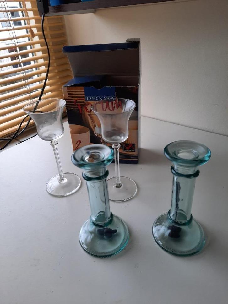 Kaarsen kandelaars en waxine licht kandelaars, Huis en Inrichting, Woonaccessoires | Kandelaars en Kaarsen, Gebruikt, Kandelaar