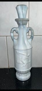 Vintage Jim Beam Likeur Karaf - Griekse Discuswerper, Ophalen, Gebruikt, Wit, Glas