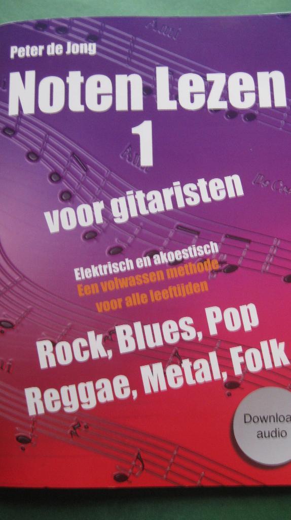 Peter de Jong – Noten lezen voor gitaristen (1), Muziek en Instrumenten, Bladmuziek, Nieuw, Les of Cursus, Populair, Gitaar, Ophalen of Verzenden