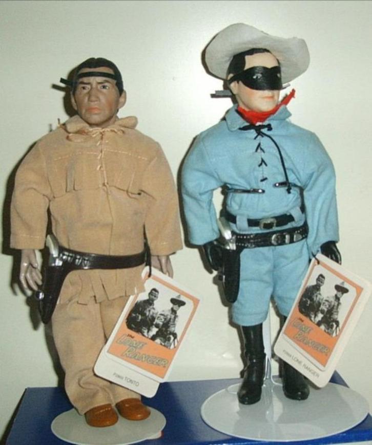 The Lone Ranger & Tonto poppen, Verzamelen, Poppen, Nieuw, Pop, Ophalen of Verzenden