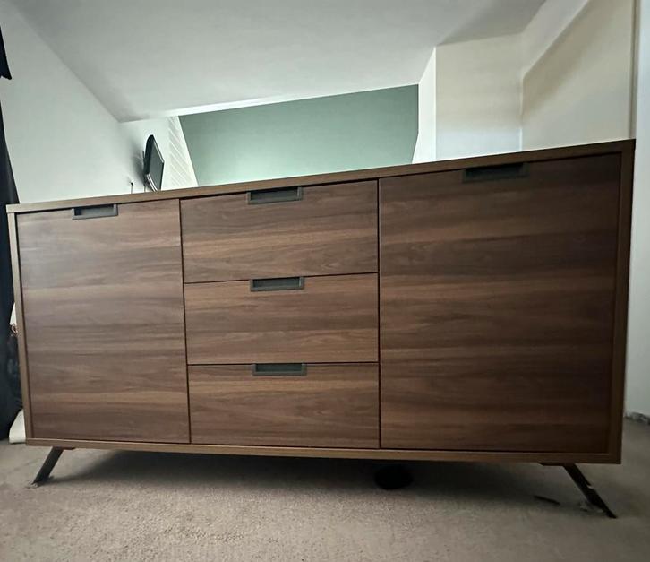 Dressoir, Huis en Inrichting, Kasten | Dressoirs, Gebruikt, 150 tot 200 cm, 25 tot 50 cm, Met lade(s), Met deur(en), Met plank(en)