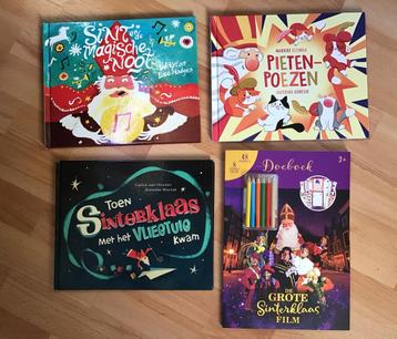 3 Sinterklaasboeken + doeboek (Pietenpoezen, Magische noot)