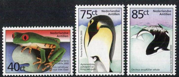 Nederlandse Antillen 1308/1313 postfris Dieren, Fauna 2000, Postzegels en Munten, Postzegels | Nederlandse Antillen en Aruba, Postfris