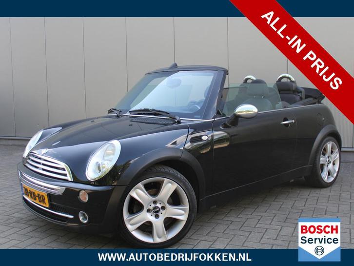 MINI Cabrio 1.6 One Pepper | Cruise control | Sportstoelen |, Auto's, Mini, Bedrijf, Te koop, Cabrio, ABS, Airbags, Airconditioning