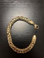 14 k gouden koningsarmband karaat, Sieraden, Tassen en Uiterlijk, Armbanden, Ophalen of Verzenden, Zo goed als nieuw, Goud