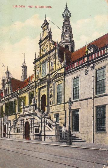 02350 - Leiden - het Stadhuis - gel. 1907