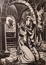 houtgravure met oeuvre catalogus, Ophalen of Verzenden