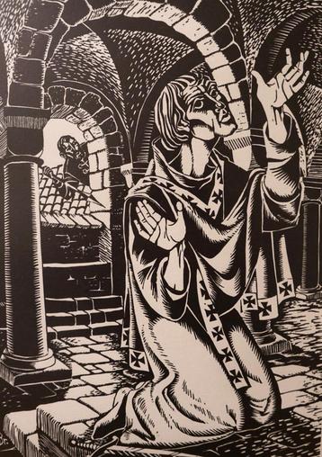 houtgravure met oeuvre catalogus  beschikbaar voor biedingen