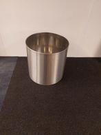 roestvrij stalen pot, ketel, bloembak ( 500809), Ophalen of Verzenden, Rond, Metaal, Binnen