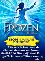 Frozen Musical Tickets voor de allerlaatste show, Tickets en Kaartjes, Twee personen