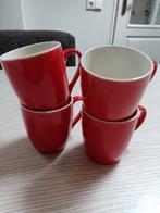 Blokker, mok Kiev, rood, 20 cl, 4 stuks., Huis en Inrichting, Keuken | Servies, Nieuw, Ophalen of Verzenden, Glas, Effen