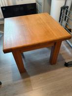 Bijzettafel, Huis en Inrichting, Tafels | Salontafels, Ophalen, 50 tot 100 cm, 50 tot 75 cm, Vierkant