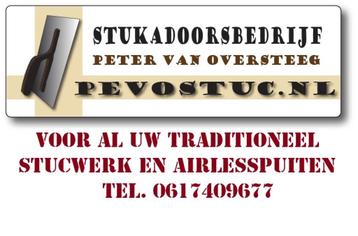 Stukadoor Brabant, Betonciré, Gladpleisterwerk, Latexspuiten beschikbaar voor biedingen