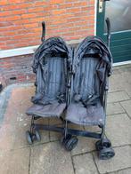 Topmark Tweelingbuggy donkergrijs, Kinderen en Baby's, Kinderwagens en Combinaties, Gebruikt, Duowagen, Ophalen, Kinderwagen