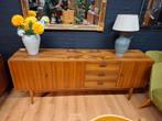 Vintage lowboard kast teak sideboard wandmeubel wandkast, Huis en Inrichting, Kasten | Dressoirs, 150 tot 200 cm, Vintage mid century design jaren 60 70