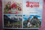 KING CLASSIC  COLLECTION PUZZLES  3x1.000st. 4.50euro., Ophalen of Verzenden, 500 t/m 1500 stukjes, Zo goed als nieuw, Legpuzzel