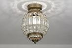 kristal glas messing lamp keuken tafel bank bed plafondlamp, Ophalen of Verzenden, Nieuw, Glas