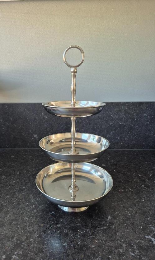 Etagere 3 laags, Huis en Inrichting, Woonaccessoires | Etagères, Zo goed als nieuw, Ophalen